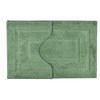 BADTEPPICH Zac Grün 80/50/2 cm Textilien - Grün, Textil (50/80cm) - Mondex