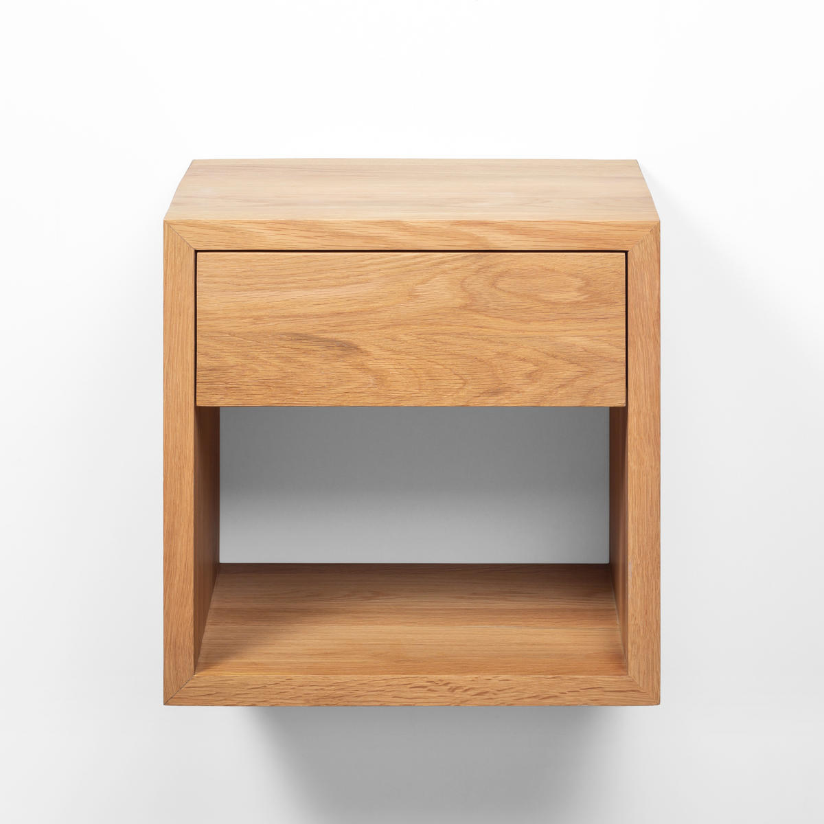 NACHTTISCH Hugo 2er Set, Eiche, 30/39/39 cm - Beige, Holz (39/39/30cm) - WOODEK