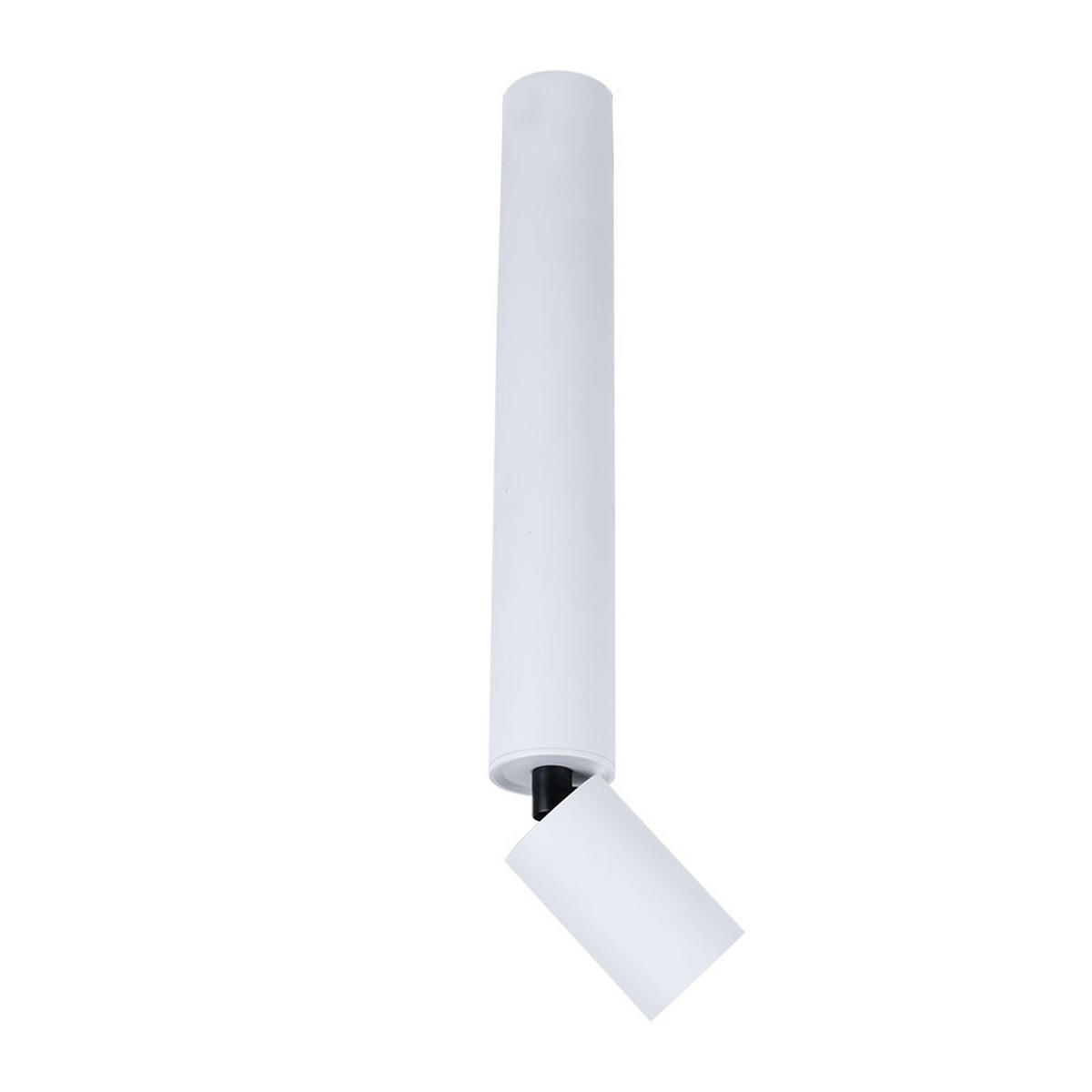 LED DECKENLEUCHTE Aluminium Weiß beweglicher Spot 2er Set - Weiß, Metall (4.5/4.5/38cm) - Globo Lighting