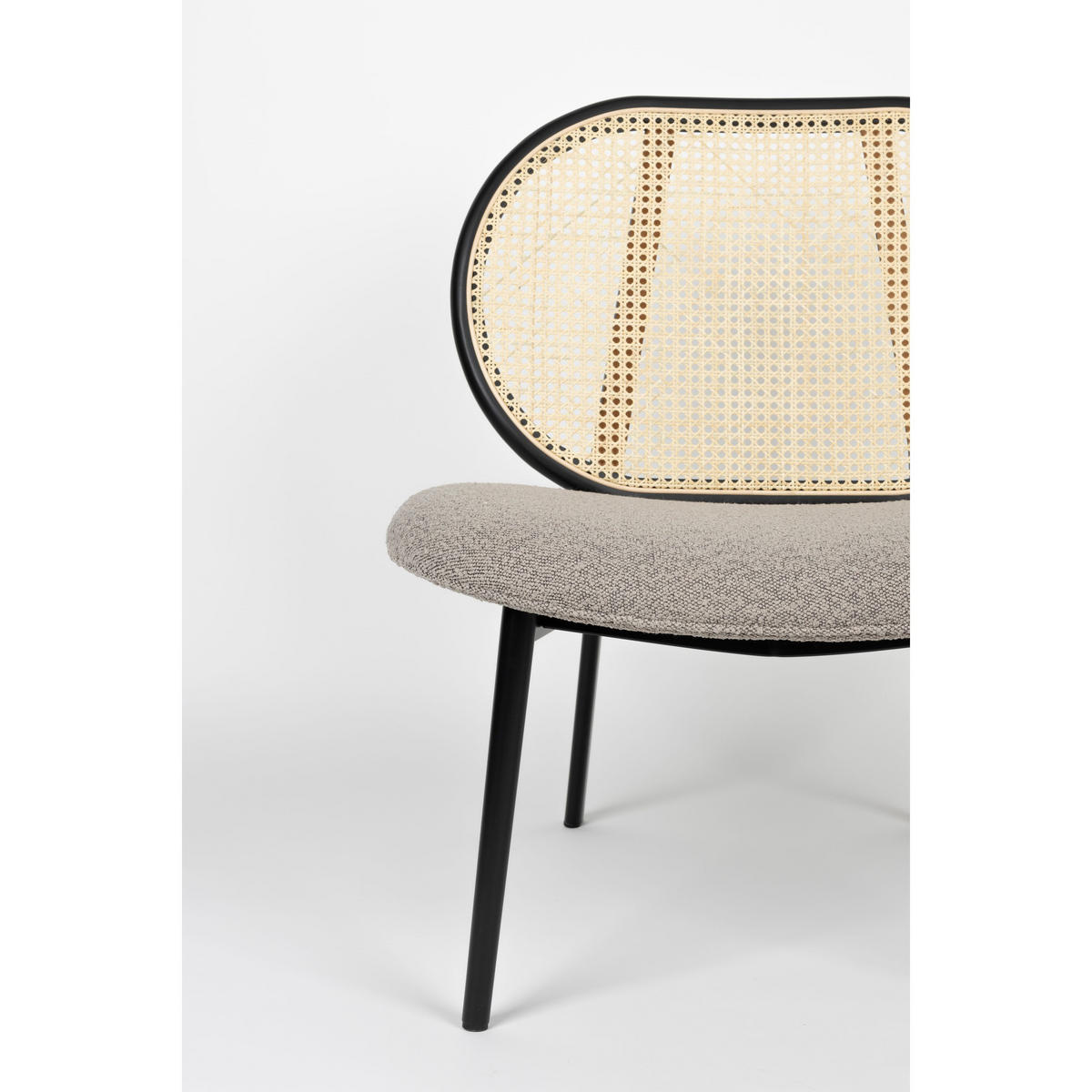 SESSEL Spike Bouclé - Beige, Textil (78.6/84.1/70cm) - Zuiver