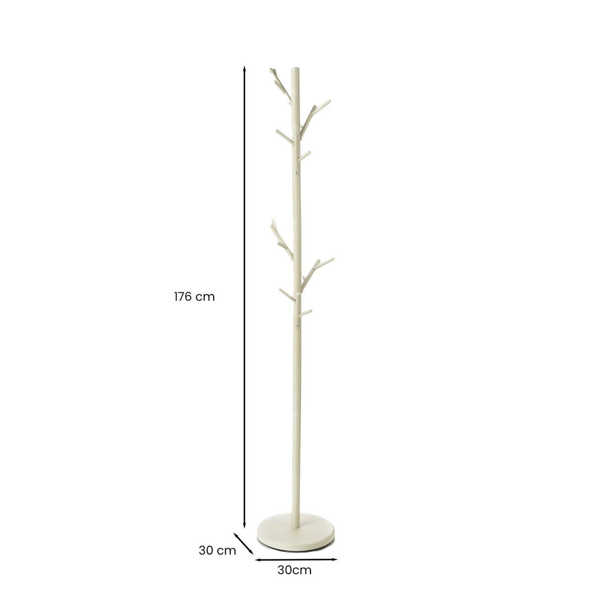 KLEIDERSTÄNDER ZENO - Beige, Metall (30/177/30cm) - IDIMEX