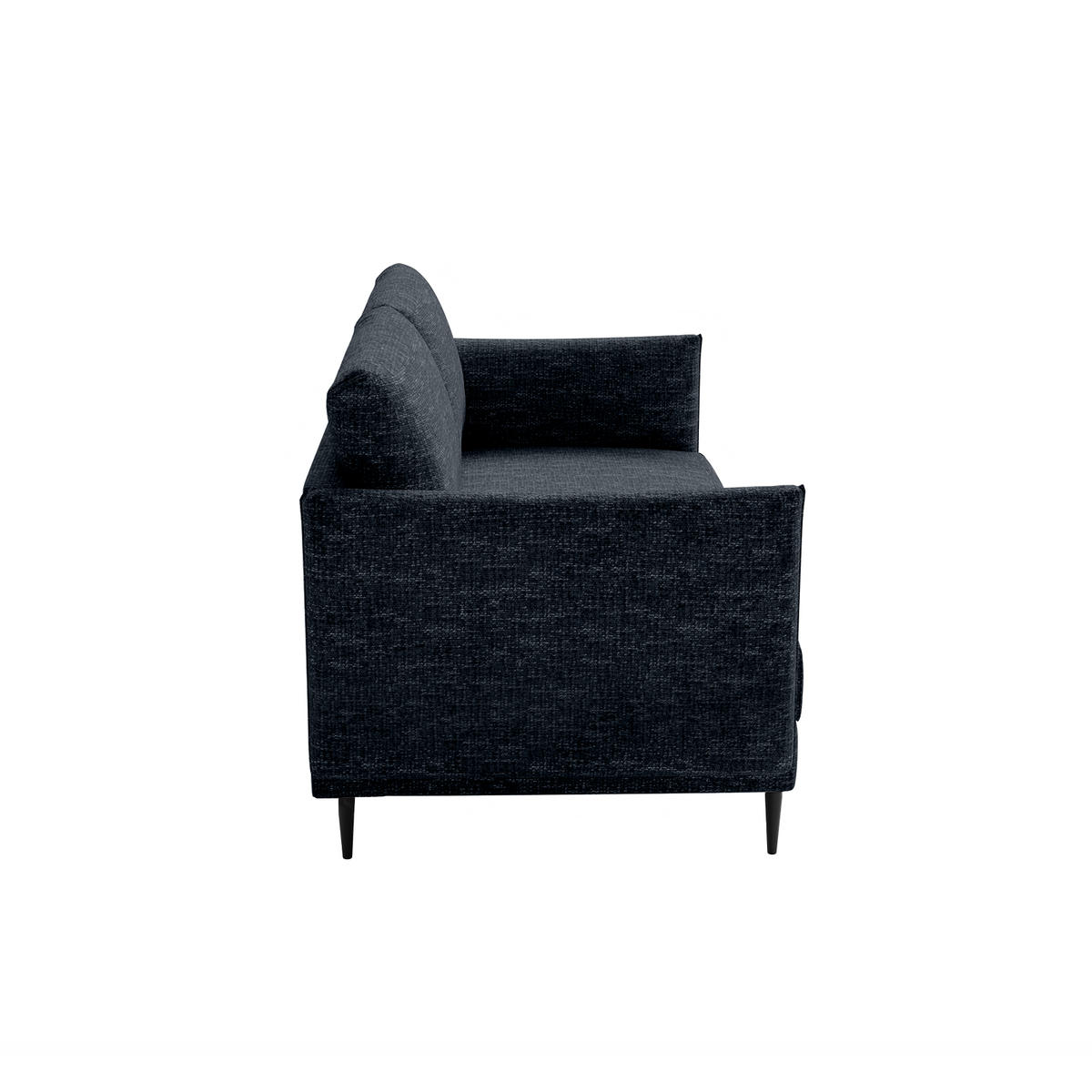 SOFA Koge Ohne Schlaffunktion, Graphit - Dunkelgrau, Textil (196/95/86cm) - Fedve