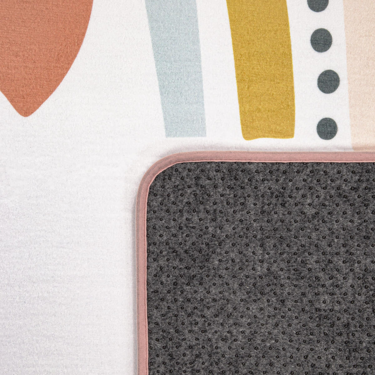 KINDERTEPPICH waschmaschinenwaschbar Regenbogen Kinderzimmer schmutzabweisend Creme Rechteckig 155x230 - Creme, Textil (155/230cm) - KADIMA DESIGN