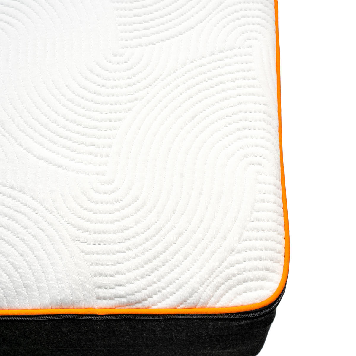 KALTSCHAUMMATRATZE-DUO-EXTRA-DICK 25 cm 140x200 cm H3/H4, 7-Zonen, atmungsaktiv & punktelastisch - Weiß, Textil (140/200cm) - Lunea