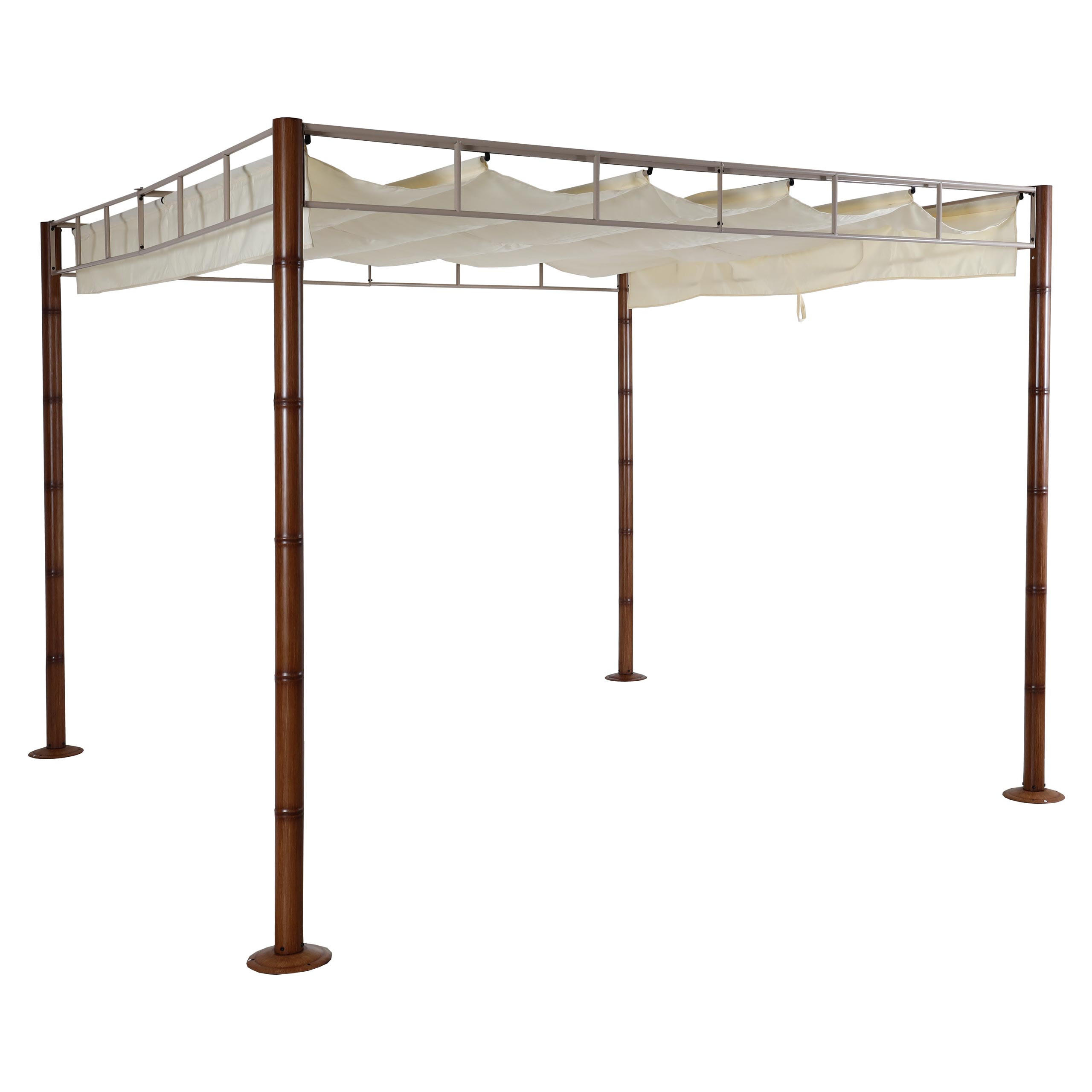 PERGOLA Weiß - Weiß, Textil (290/220/290cm) - MCW