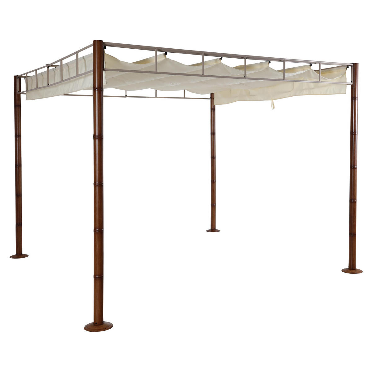 PERGOLA Weiß - Weiß, Textil (290/220/290cm) - MCW