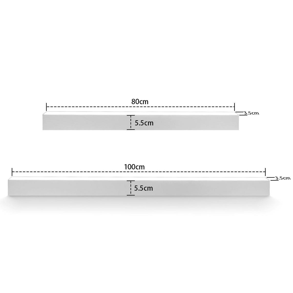LED-DECKENLEUCHTE Werner 80/3.5/5.5 cm - Weiß, Metall (80/5.2/3.3cm) - ZMH