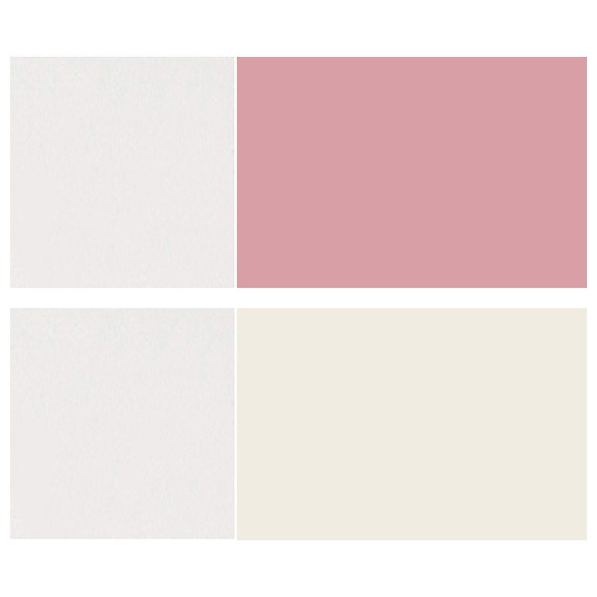 WINKELKÜCHE Brerra Cdb hellrosa / reinweiß lackiert / weiß matt 12-teilig - Hellrosa/Weiß, Holzwerkstoff (310/210/207cm) - Feldmann-Wohnen