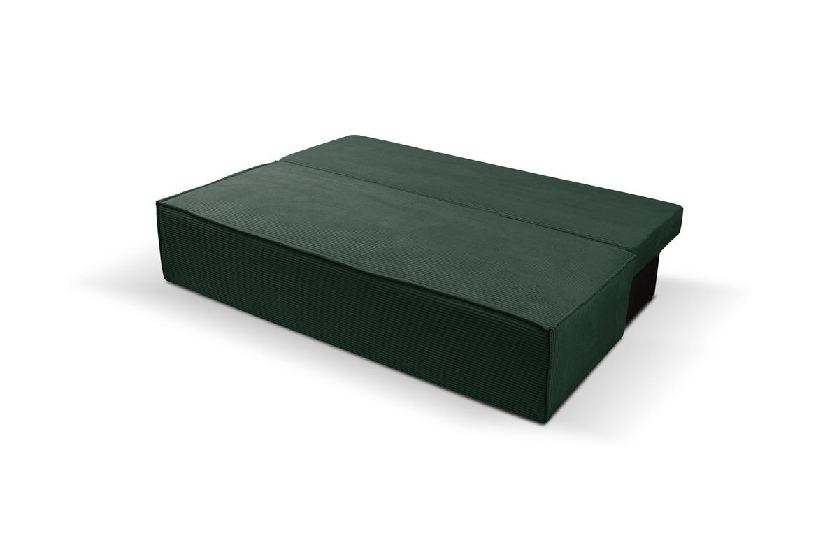 SCHLAFSOFA mit Schlaffunktion Timo, Grün Cordstoff - Grün, Textil (200/80/93cm) - VENASI MÖBEL