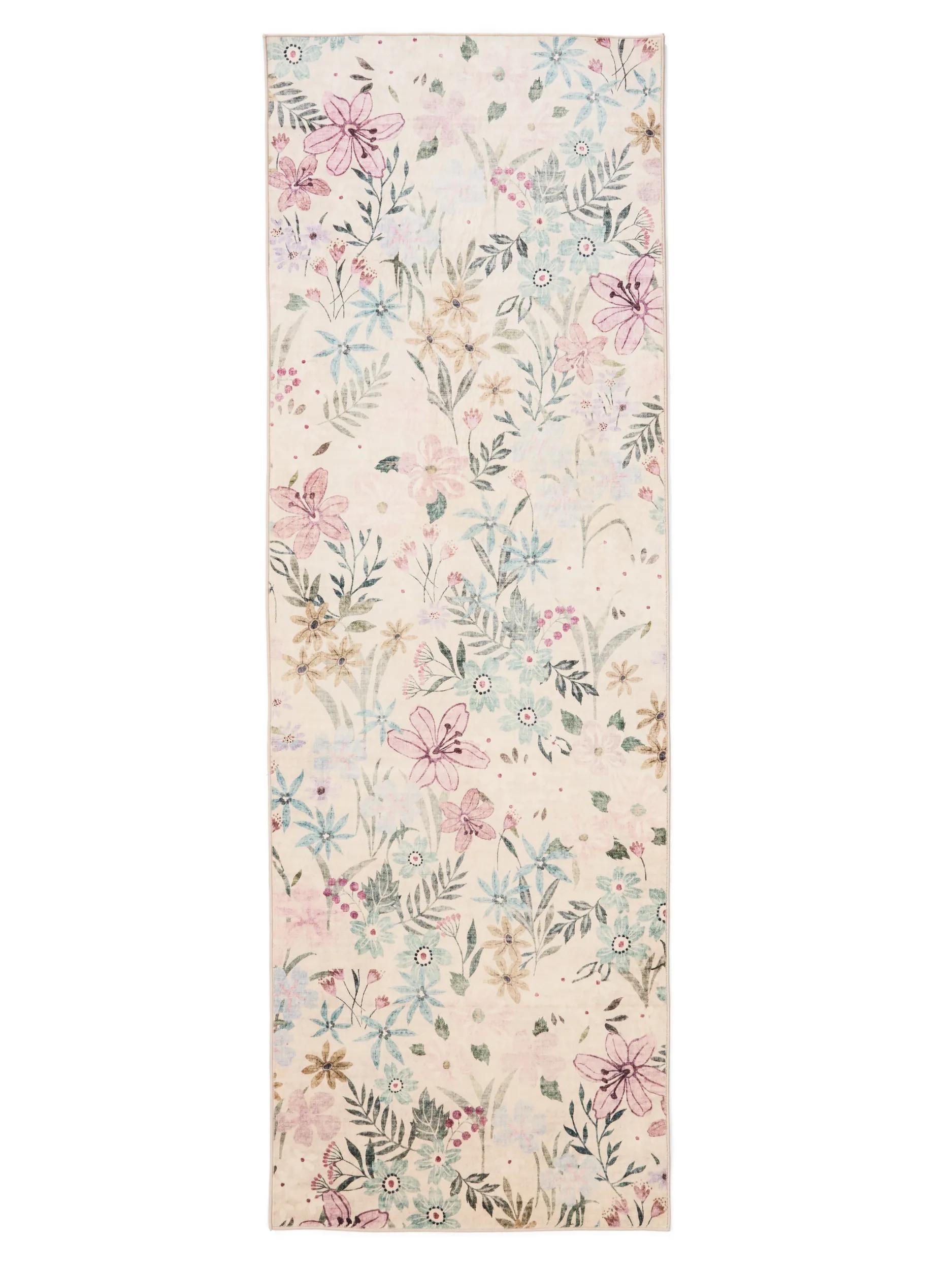 LÄUFER Milly waschbar Multicolor/Weiß 80/240 cm - Multicolor/Weiß, Kunststoff/Textil (80/240cm) - benuta