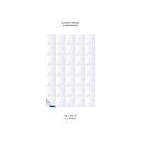 GANZJAHRESBETTDECKE KLASSIK Entendaunen medium - Weiß, Naturmaterialien/Textil (135/200cm) - Böhmerwald