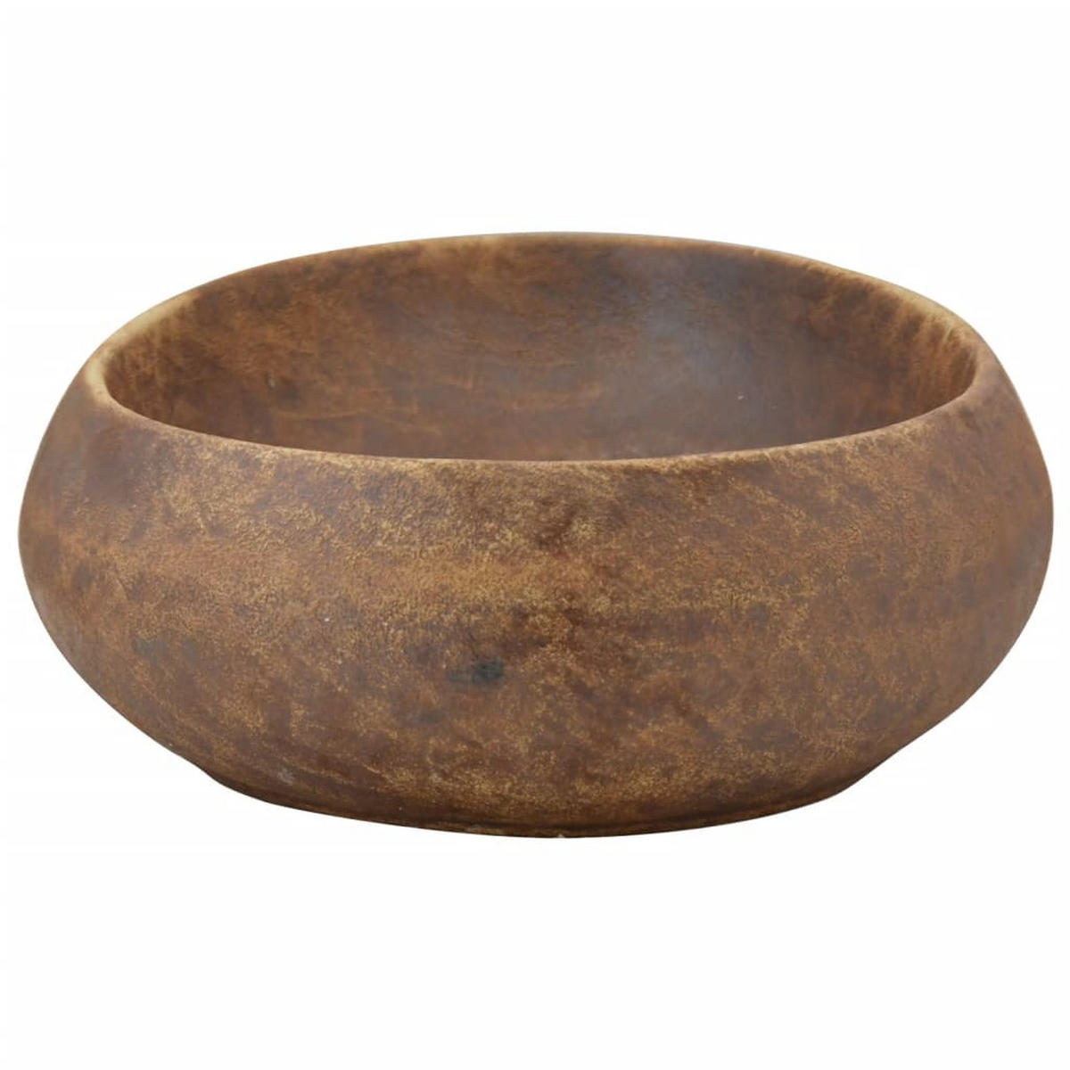 AUFSATZWASCHBECKEN Braun Oval 59/40/15 Cm Keramik - Braun, Keramik (40/15/59cm) - vidaXL