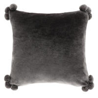 KISSENBEZUG Cabo - Dunkelgrau, Textil (45/45cm) - home&you