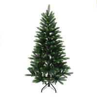 KÜNSTLICHER Weihnachtsbaum 150 cm, Fichten-Optik in Grüntönen - Grün, Kunststoff (150cm) - Hometopia