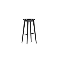 BARHOCKER MOLLOSAND Schwarz 36x36x75 cm - Schwarz, Holz (36/75/36cm) - FURNLUX