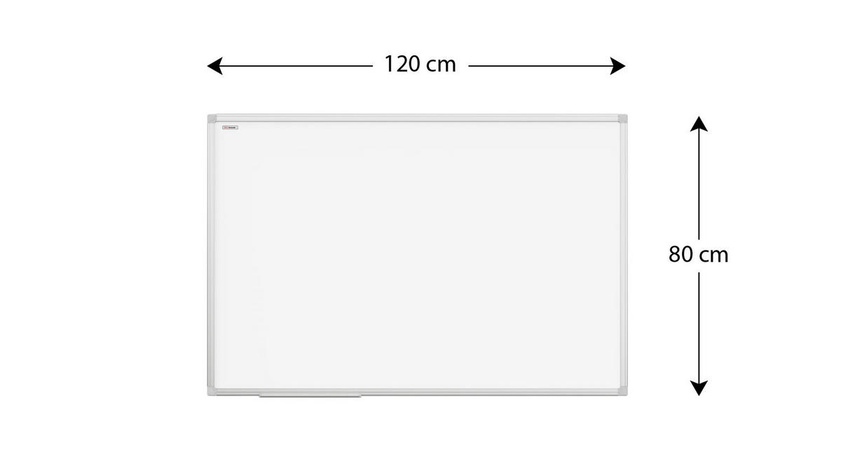 WHITEBOARD Magnetisch 120x80cm TSC7 Alurahmen - Weiß, Metall (120/80/1.5cm) - ALLboards