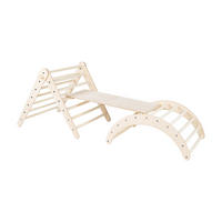 KLETTERSET Montessori 3-tlg. - Naturfarben, Holz (170/80cm) - arthur berndt