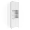 BADSCHRANK Maris Weiß 56.1 x 190 cm - Weiß, Holzwerkstoff (56.1/190/30cm) - Vicco