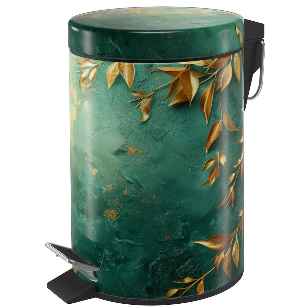 KOSMETIKEIMER Greego - Orange/Grün, Kunststoff/Metall (17/25/25cm) - Sanilo