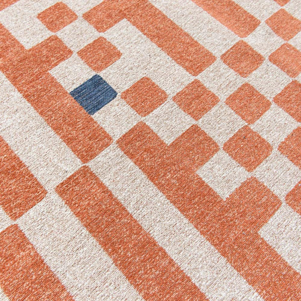 TEPPICH Nude Craft Chess 140/200 cm - Pink, Kunststoff/Textil (140/200cm) - Louis De Poortere