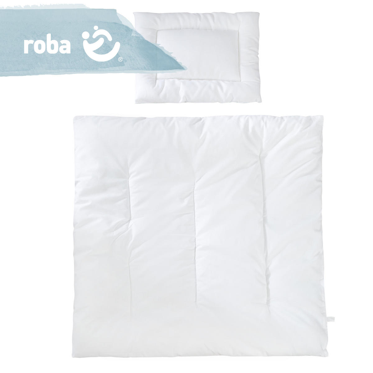BETTINLETT 80 x 80 - Weiß, Textil (80/80cm) - Roba