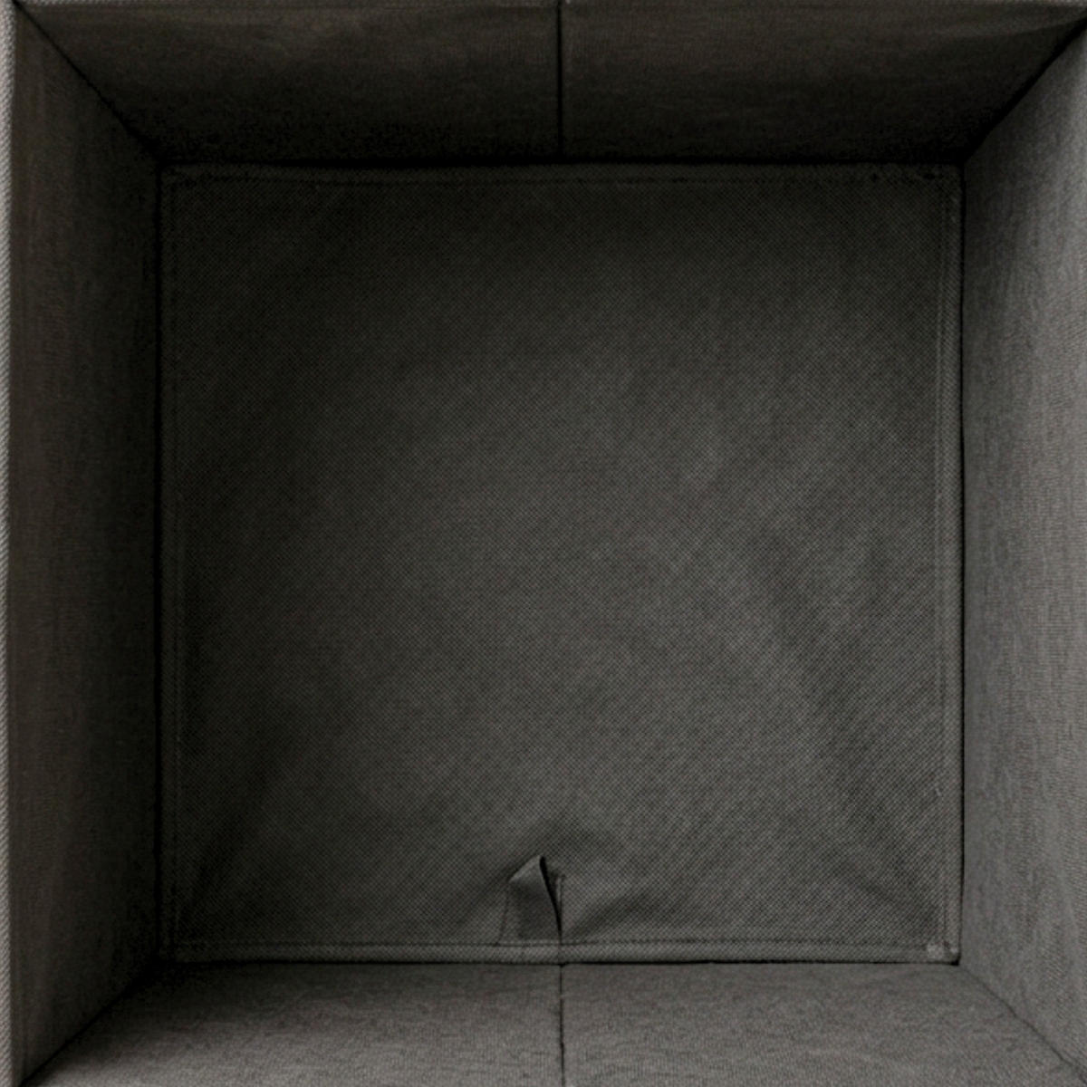 SITZHOCKER mit Stauraum auf hölzernen Füßen 38/38/38 cm - Beige, Textil (38/38/38cm) - SCENA LIVING