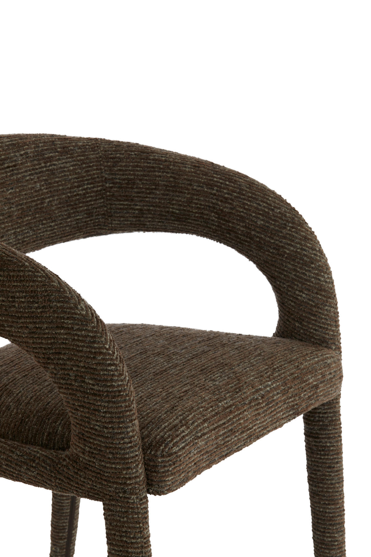ESSZIMMERSTUHL Kyran Braun 58/57/78 cm - Braun, Textil (57/78/58cm) - Light & Living