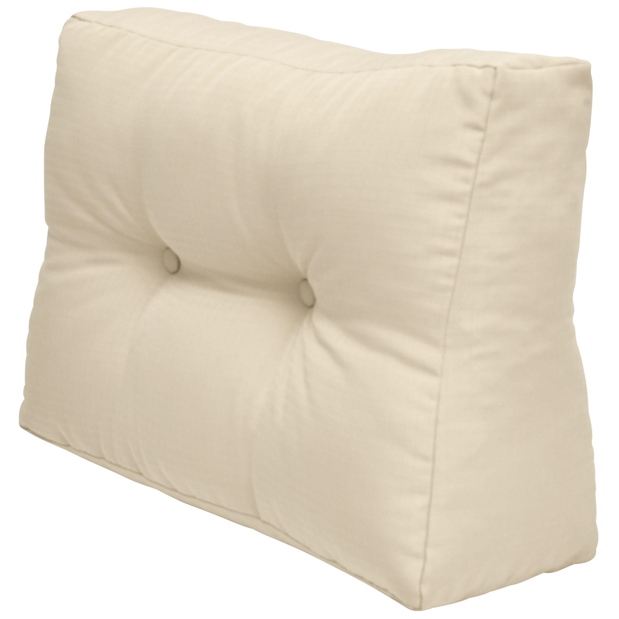Beautissu Palettenkissen Sand 40x20x60 cm