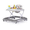 LAUFLERNHILFE Baby Steps Musik grau Spielpanel Räder Stopper klappbar Licht - Grau, Kunststoff (59/54/70cm) - Chipolino