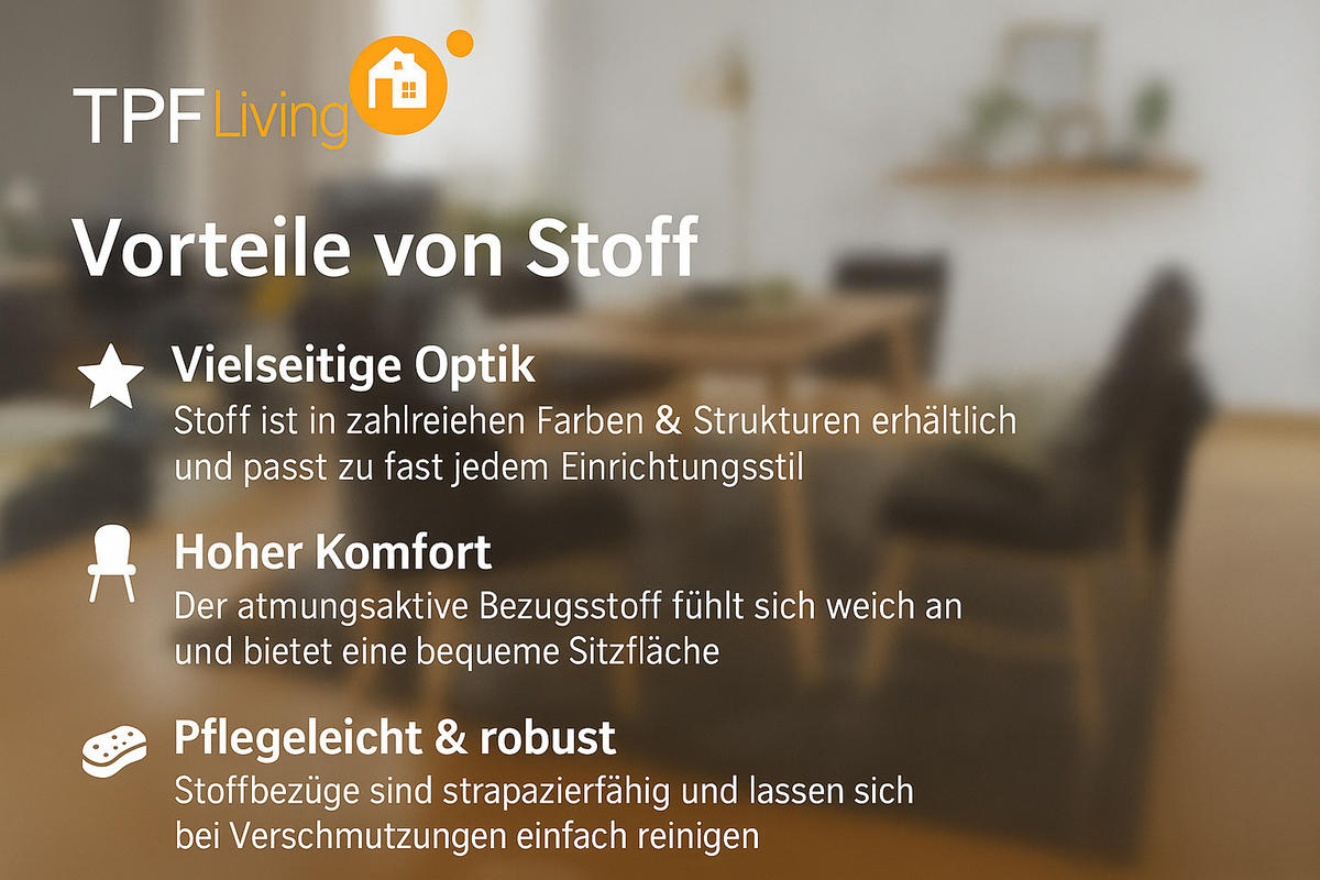 STUHL Pukki Stoff taupe - Grau, Metall (57/87/58cm) - TPFLiving