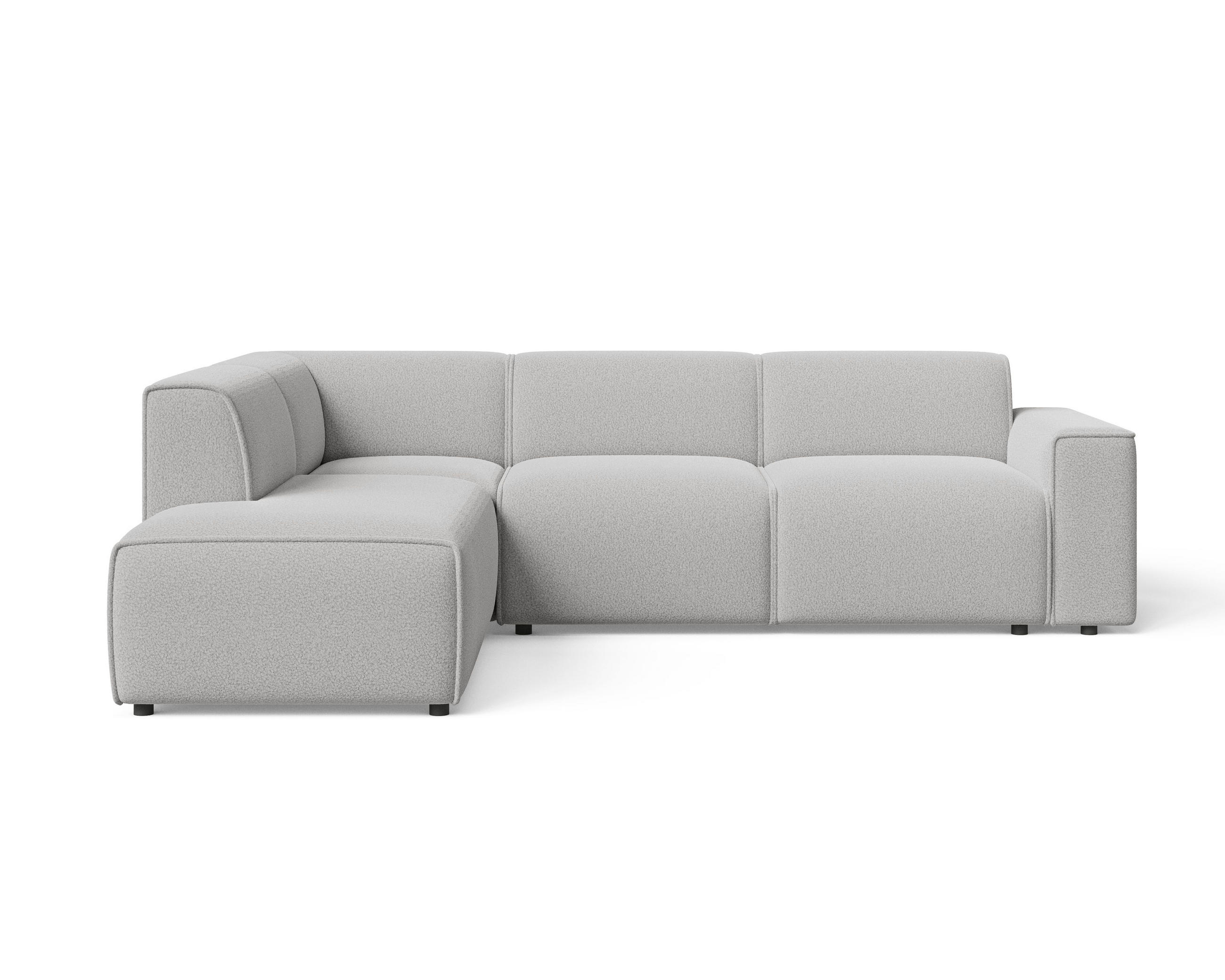 Graingold Ecksofa Grau 292x220 cm