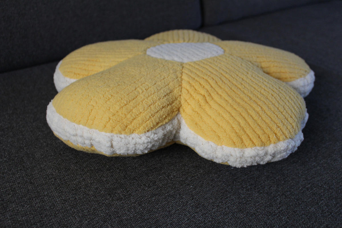 DEKOKISSEN BONNY Blume - Gelb, Textil (43cm) - Magma Heimtexx