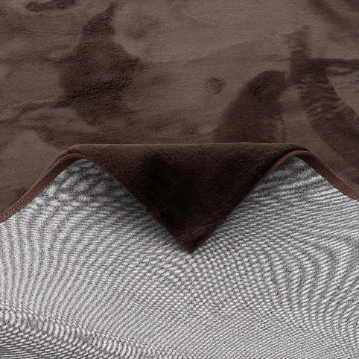 FELLTEPPICH LUXUS SUPER SOFT PLUSH - Mokka, Textil (120/170cm) - Pergamon