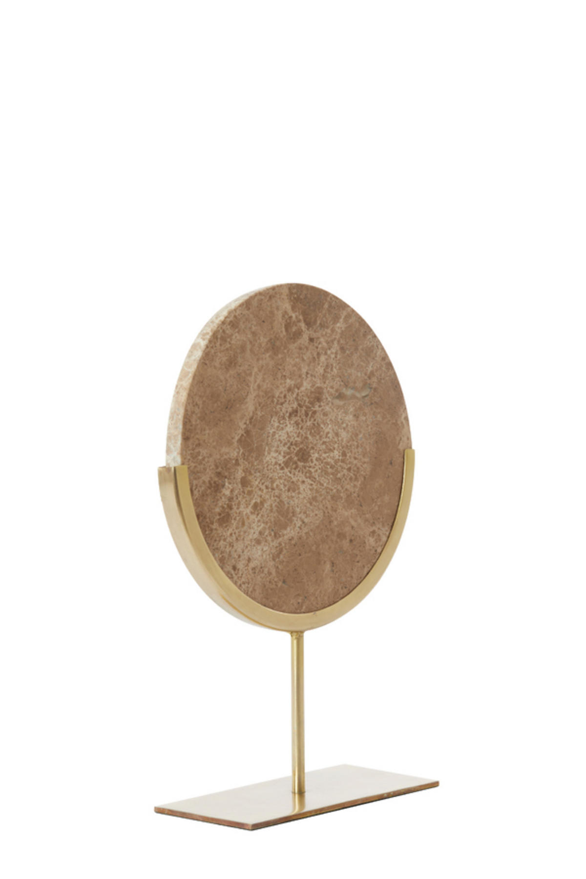 ORNAMENT Moreno Braun Ø25,5/38,5 cm - Hellbraun, Metall (10/38.5/25.5cm) - Light & Living