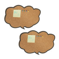 2XKORKPINNWAND - Braun, Naturmaterialien (44/29/1cm) - Relaxdays