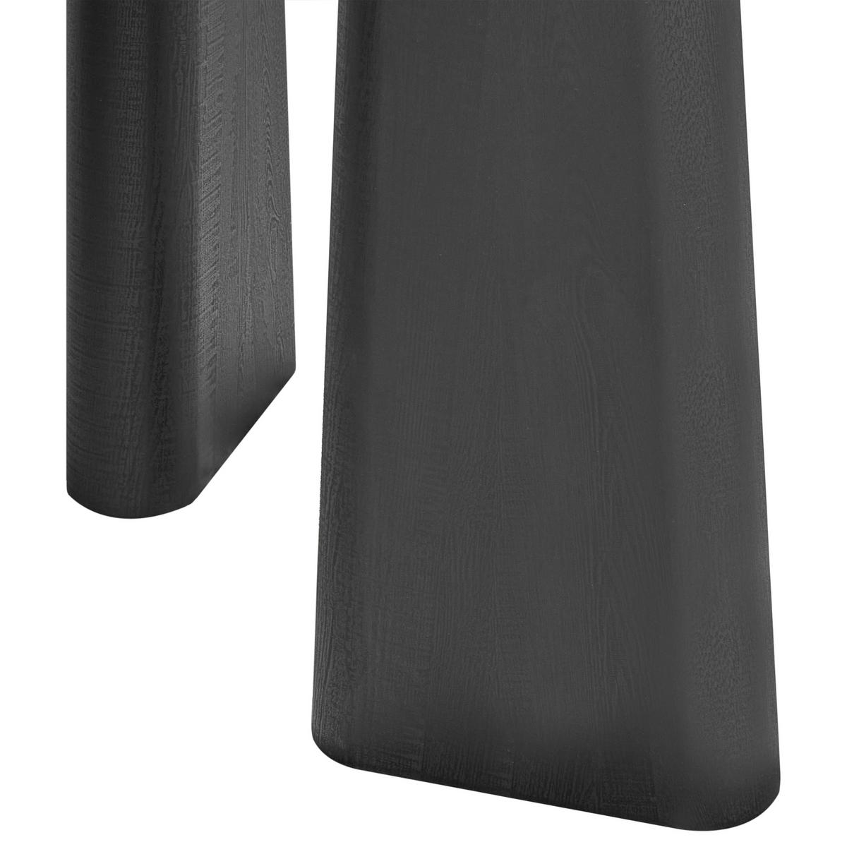 JÍDELNÍ STŮL Černý 180/90 cm Atlin - černá, kompozitní dřevo (180/90/75cm) - Beliani