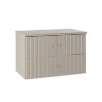 WASCHTISCHUNTERSCHRANK 80.6cm Izae Kaschmir - Beige, Holzwerkstoff (80.6/52.2/46.5cm) - Petits-meubles