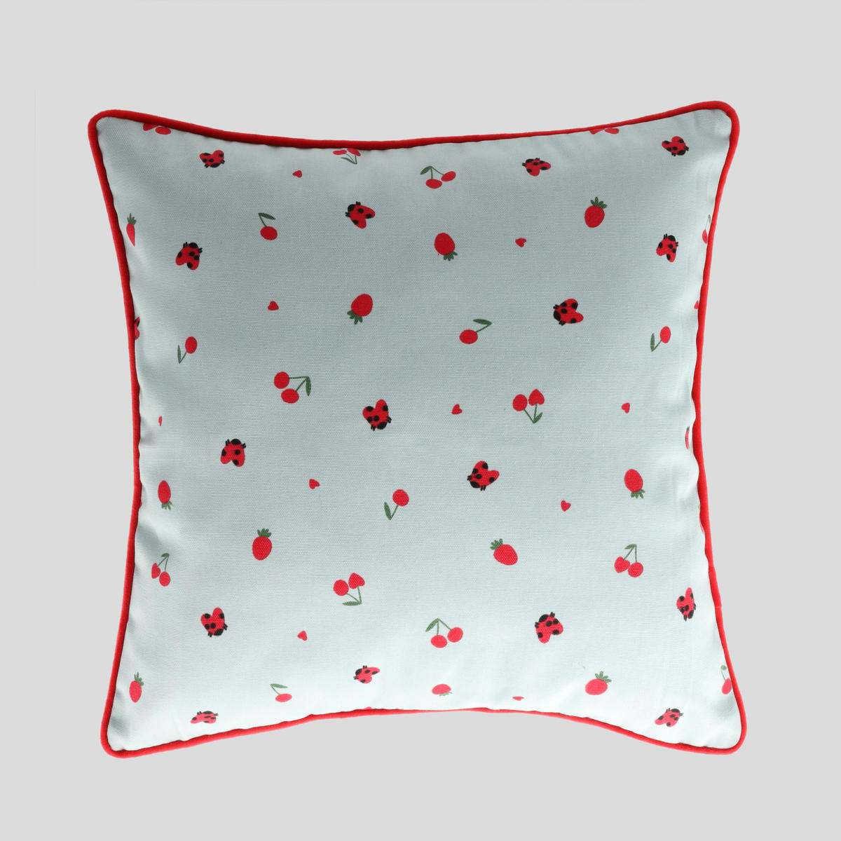 KISSENBEZUG Frutillo - Blau, Textil (45/45cm) - home&you