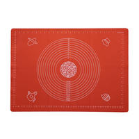 BACKMATTE - Silikon - 70 x 50 cm - Rot, Kunststoff (50/70cm)