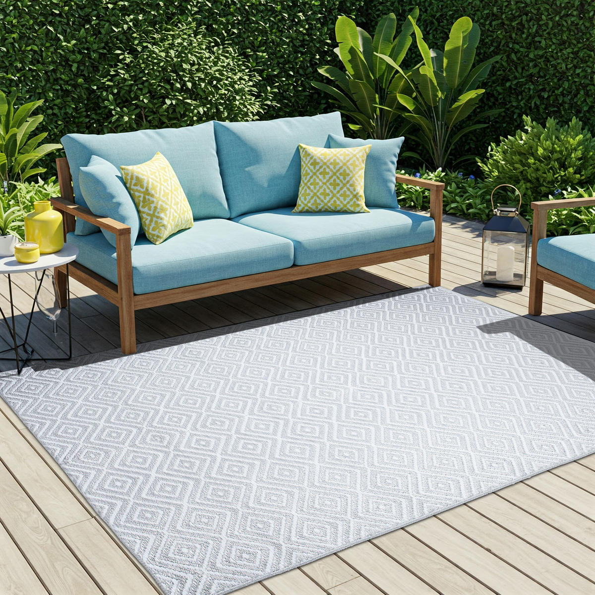 TEEPPICH IBIZA Grau 150/240 cm - Grau, Kunststoff (150/240cm) - Tapiso