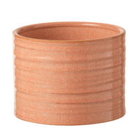 BLUMENTOPF EBEN - Töpferei - Orange - L - Ø 17,5 cm - Orange, Keramik (17.5/13cm) - J-Line