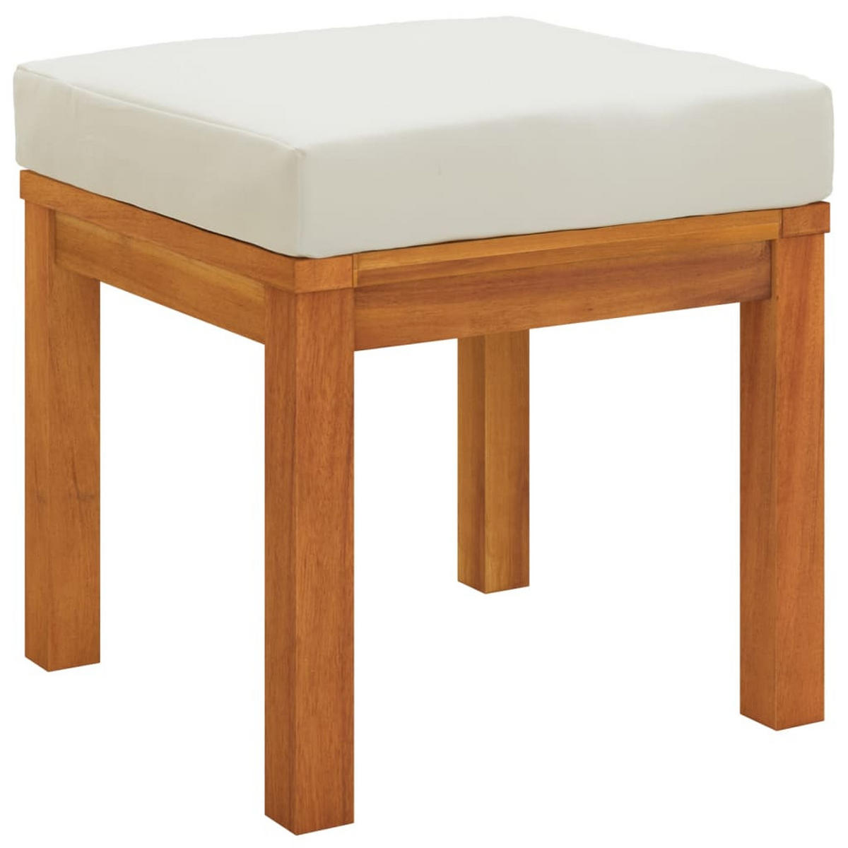 GARTEN-ESSGRUPPE 6Er Set Mit Kissen Massivholz Akazie - Braun, Holz - vidaXL