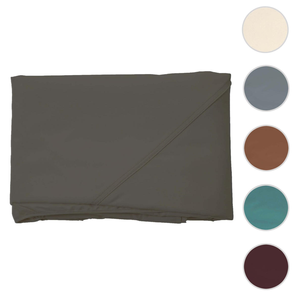 ERSATZDACH Pergola Almeria 300x300cm Grau - Grau, Textil (300/1/300cm) - BERLINLODGE