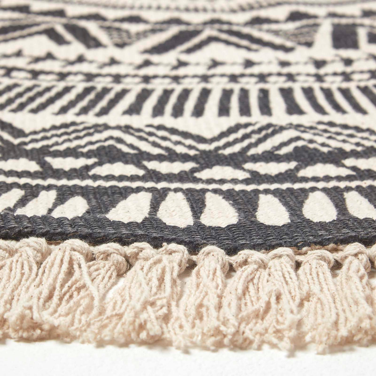 BAUMWOLLTEPPICH mit Mandala-Muster rund 145 cm - Multicolor, Textil (145/145cm) - Homescapes