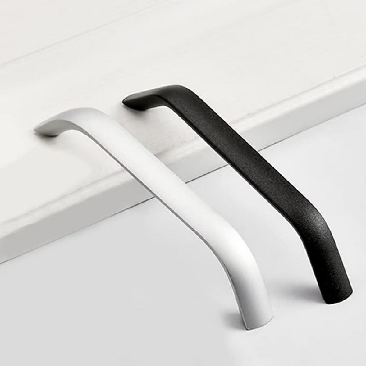 MÖBELGRIFF Schwarz 10er-Set - Schwarz, Metall (27.7/2.77/1.4cm)