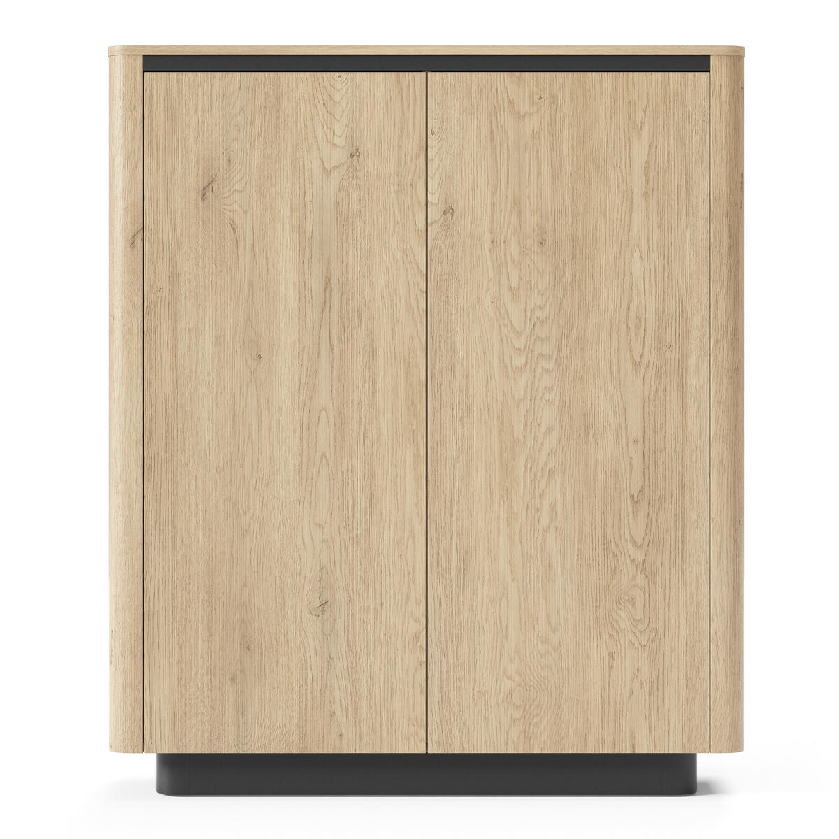 HIGHBOARD OMBRA 113,2/133,1/38,1cm 2 Türen Eichefarben - Eichefarben, Holzwerkstoff (113.2/133.1/38.1cm) - MASSENO