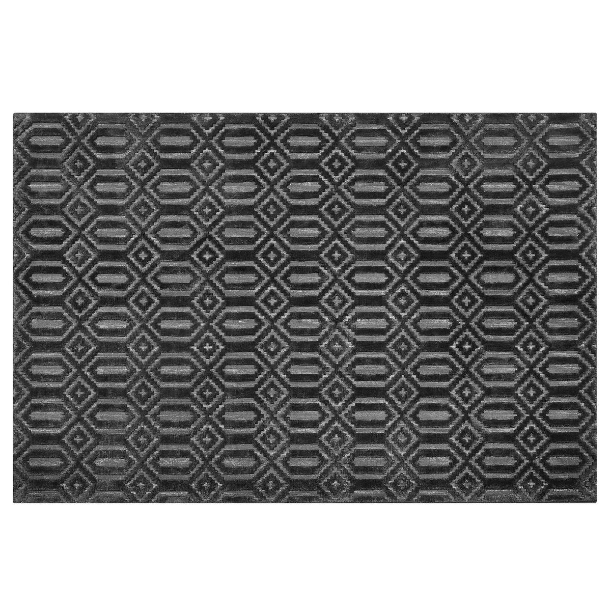 KURZFLOR-TEPPICH Adatepe 200/140 cm - Grau, Naturmaterialien (140/200cm) - Beliani