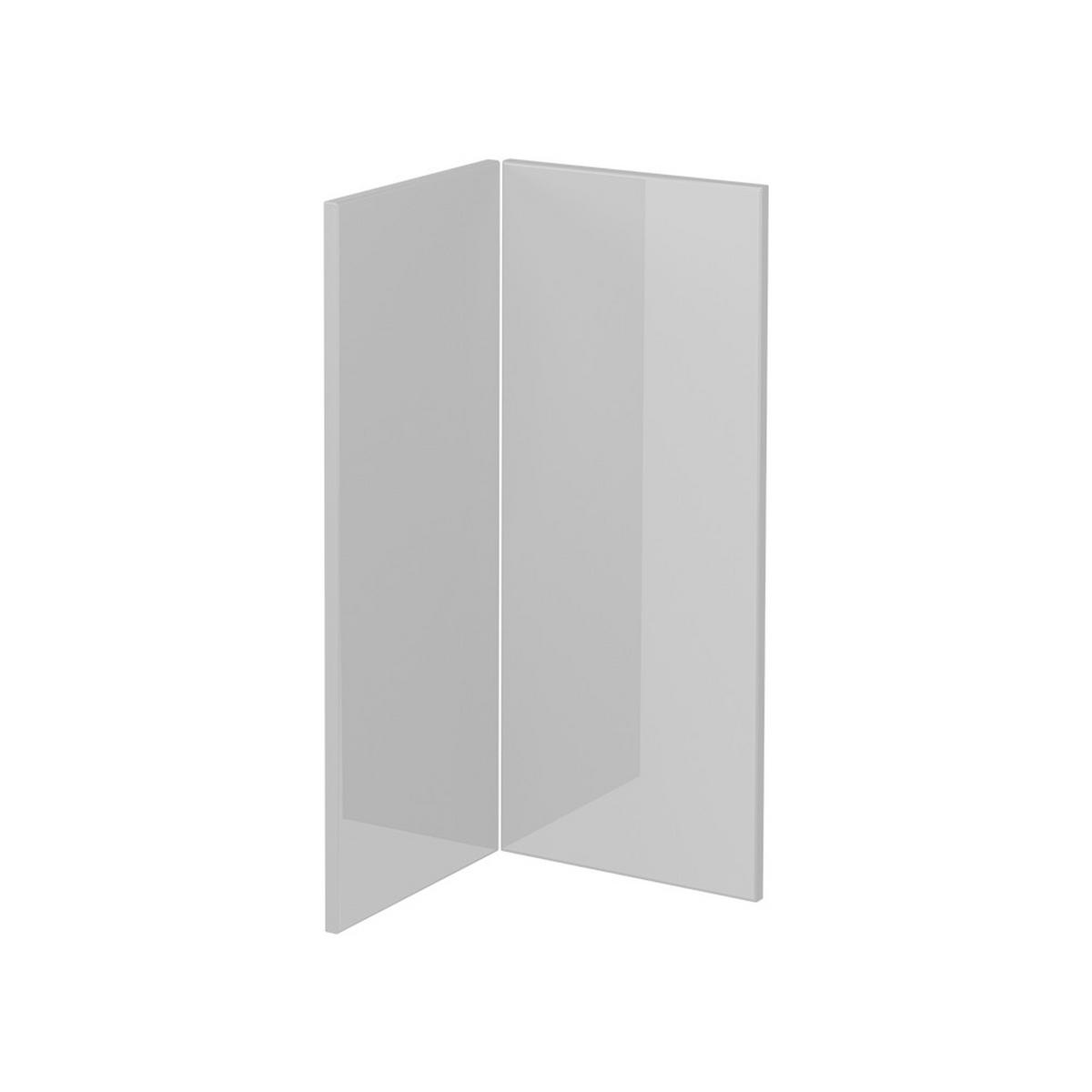 KÜCHENFRONT R-Line Weiß Hochglanz 59.2 x 71.3 cm Möbelfront für den Eckunterschrank - Weiß Hochglanz, Holzwerkstoff (59.2/71.3/1.6cm) - Vicco