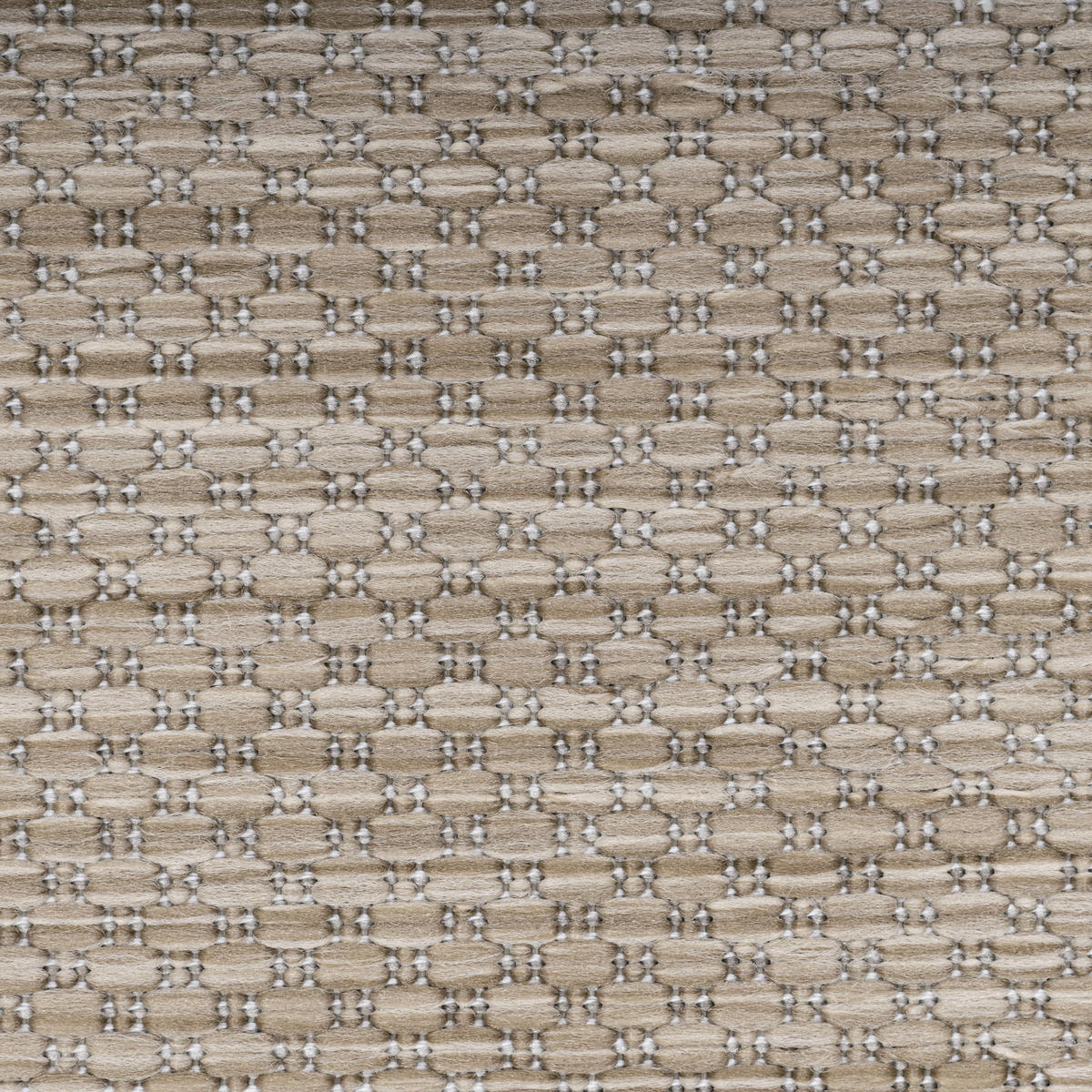 TEPPICH Outdoor Flachgewebe Uni-Design Polypropylen Balkon Beige Rechteckig 280x370 - Beige, Textil (280/370cm) - KADIMA DESIGN