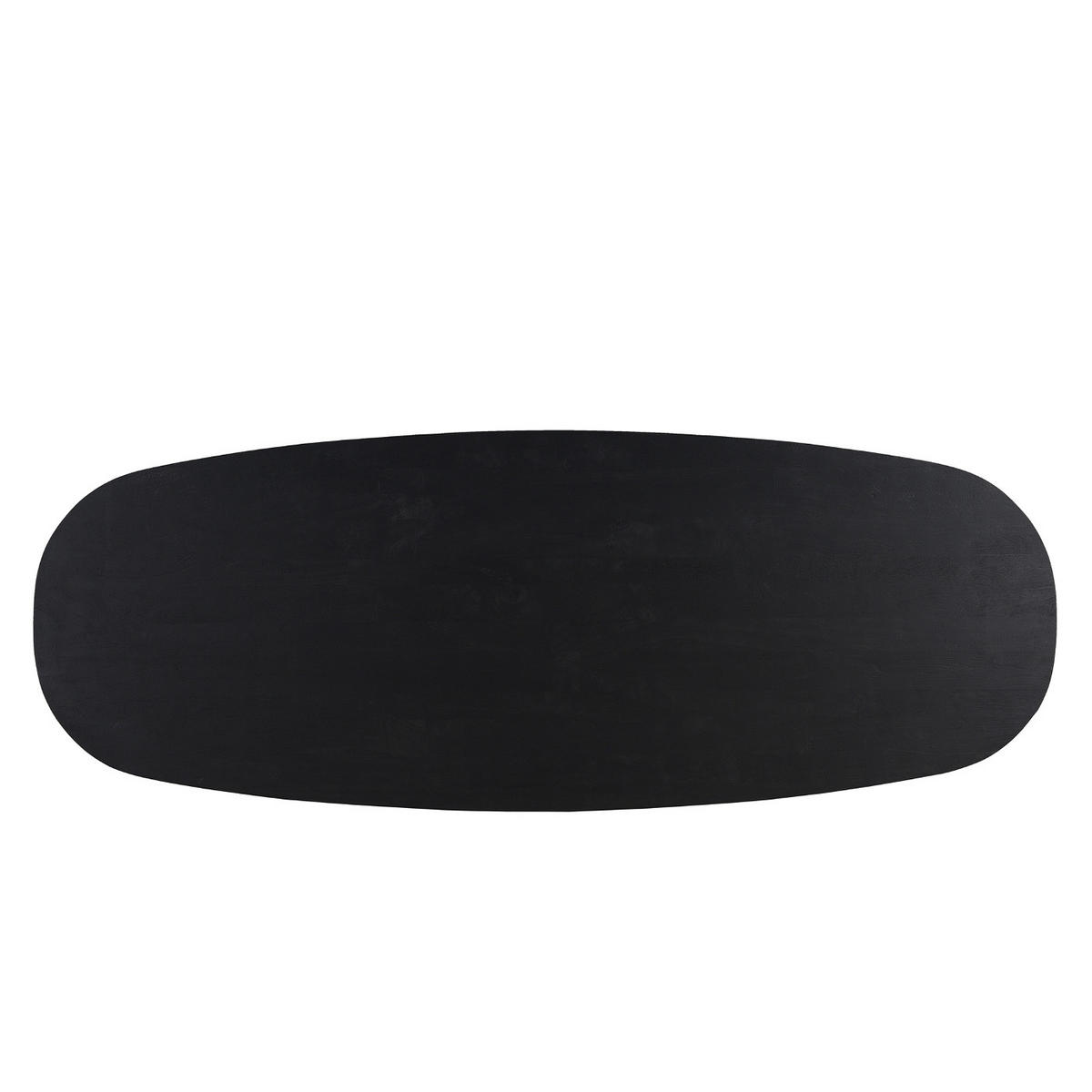 ESSTISCH oval aus Mangoholz 240cm, schwarz - Schwarz, Holz (240/90/76cm) - Giga Meubel